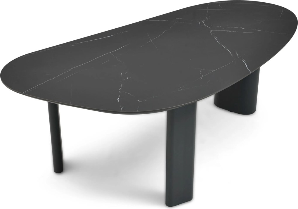 Dining Tuintafel Organische tuintafels 240 x 120 cm Grijs Weave