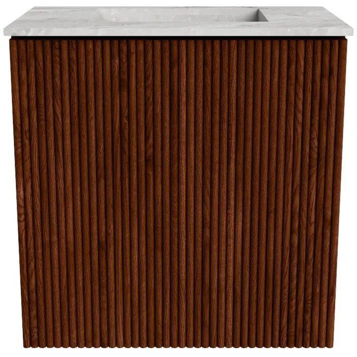 Mondiaz Joya DLux 40cm toiletmeubel ruby met wastafel faye midden zonder kraangat glace