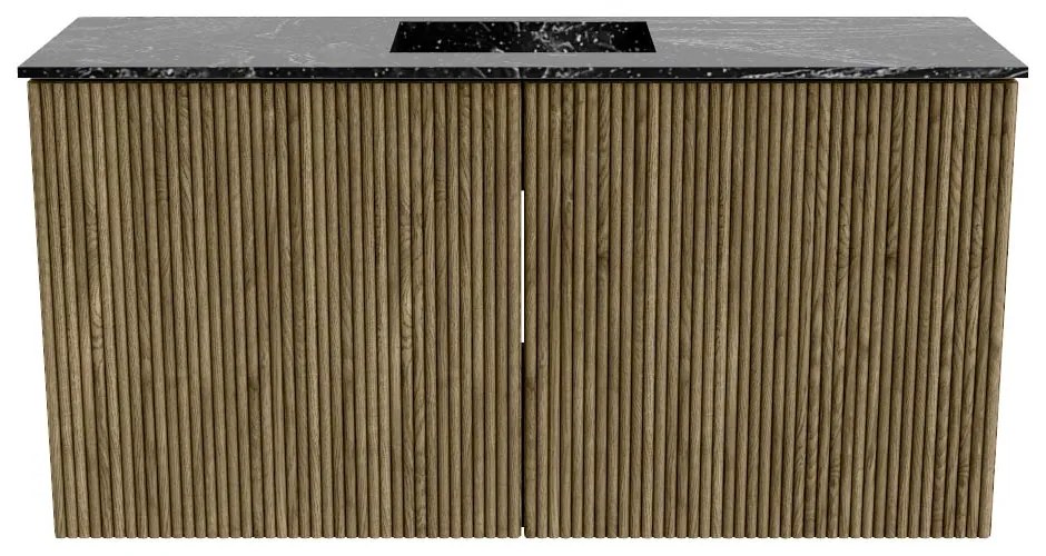 Mondiaz Joya DLux 80cm toiletmeubel dusk met wastafel faye midden zonder kraangat lava