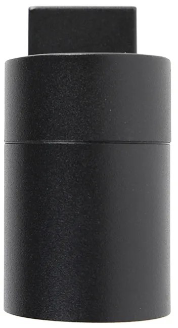 Set van 2 buitenwandlamp zwart RVS IP44 - Solo