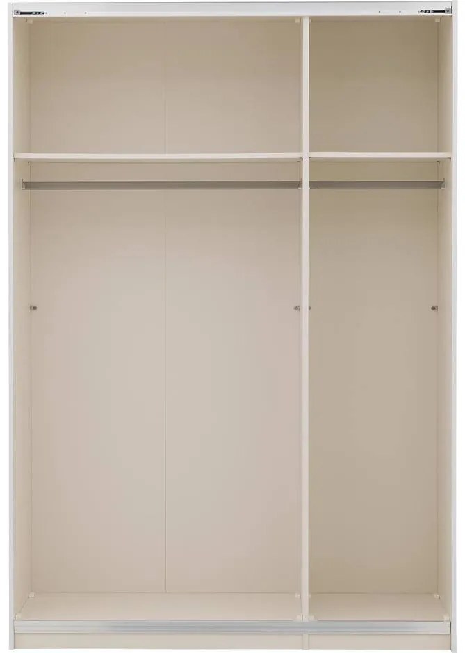 Goossens Kledingkast Easy Storage Sdk, 153 cm breed, 220 cm hoog, 2x 3 paneel glas schuifdeuren