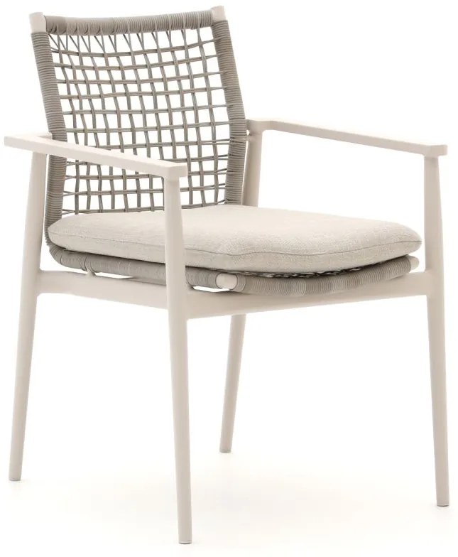 Dining tuinstoel | Bellagio  Pizzoli | Wicker (vlechtwerk) | Taupe | Stapelbaar | Kees Smit Tuinmeubelen