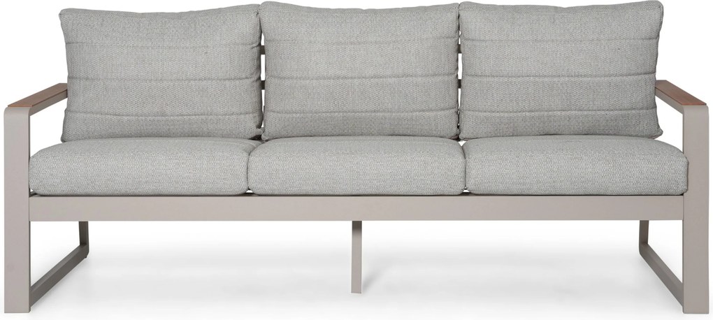 Stoel en Bank Loungeset 7 personen Aluminium Zand/Beige Lifestyle Garden Furniture Sabbia