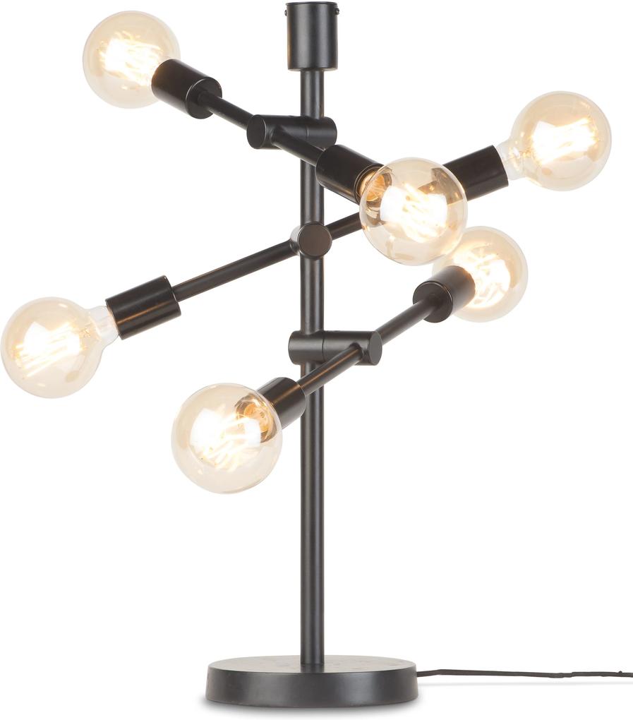 It's About Romi | Tafellamp Nashville lengte 39 cm x breedte 39 cm x hoogte 64 cm zwart tafellampen ijzer tafellampen verlichting | NADUVI outlet