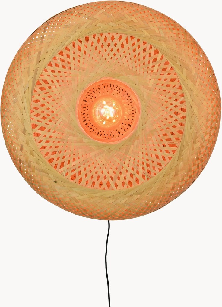Wandlamp Palawan van bamboehout