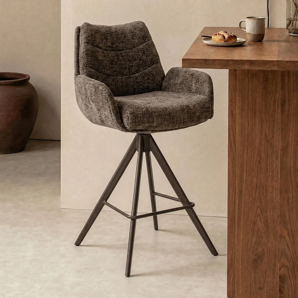 Draaibare Barstoel Taupe