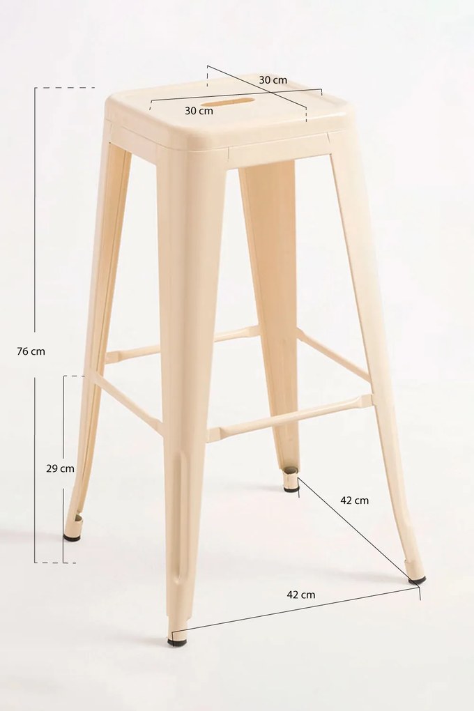 Set 4 hoge Torix krukken