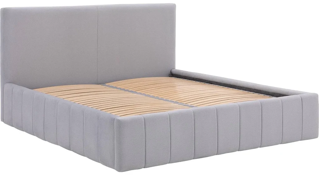 Goossens Bedframe Carte, 180 x 200 cm met storage, met 2x lattenbodem