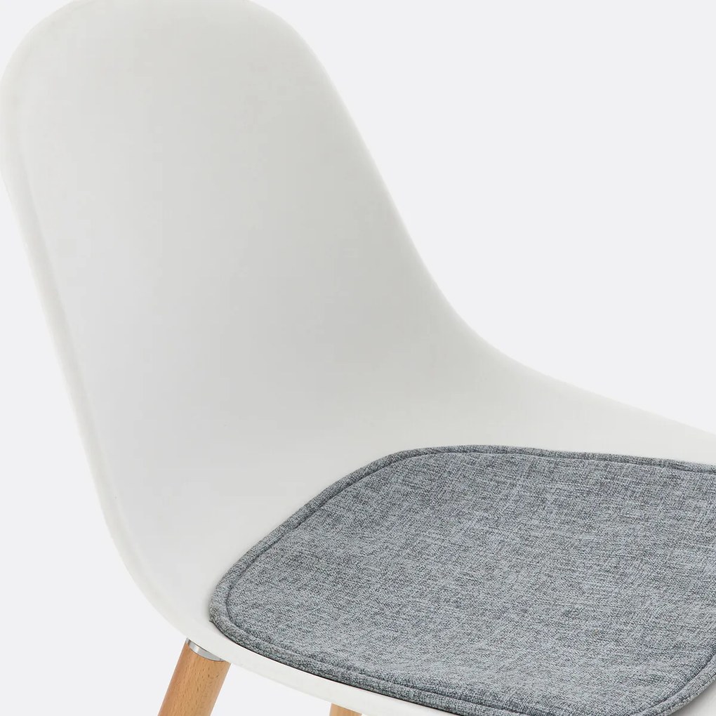 Set van 2 stoelen met schelpzitting Zapong