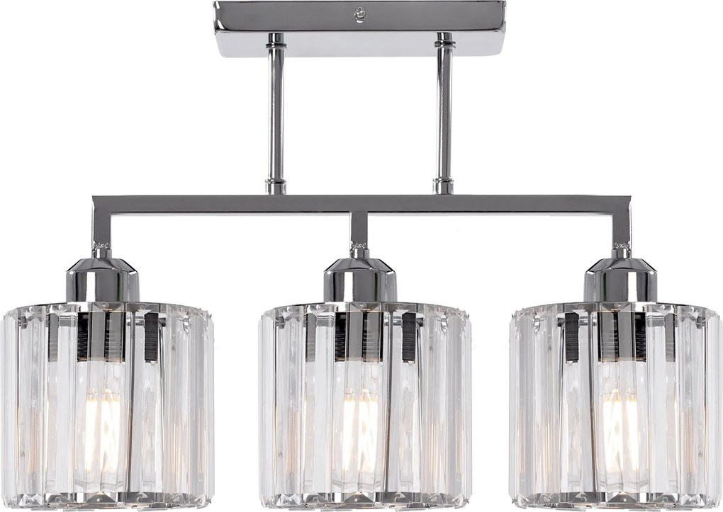 HANGLAMP GLAMOUR CHROOM 3xE27 392228