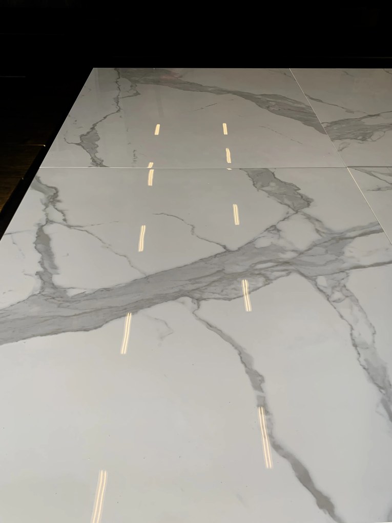 Gepolijste Vloertegel 60x120 Cm Cifre Statuario Luxe Pulido Marmerlook Wit RBT05