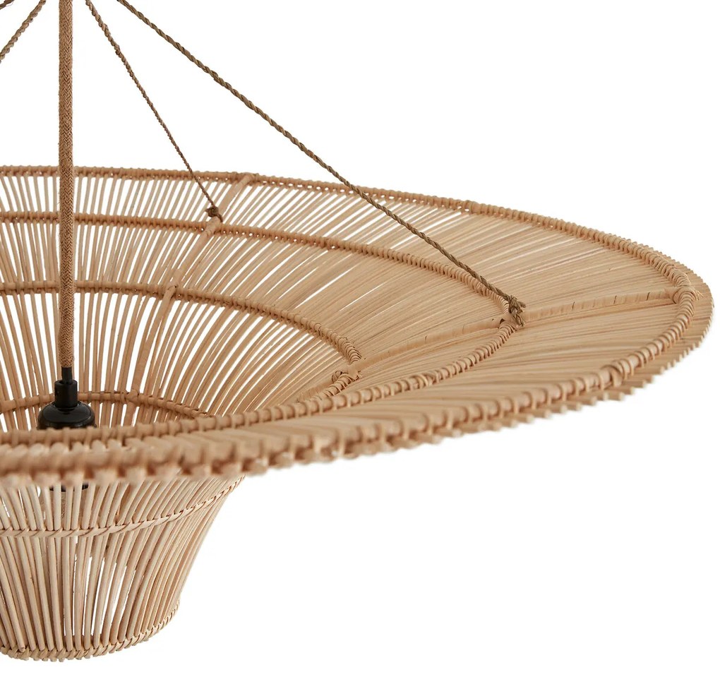 Hanglamp/plafonlamp in rotanØ80 cm, Junita