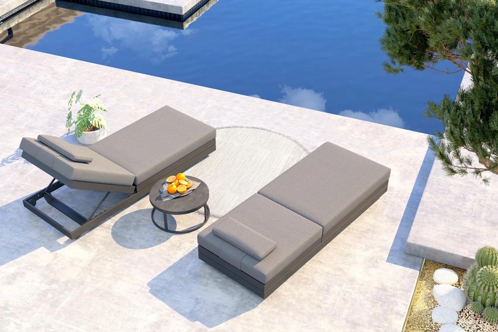 Taste by 4 Seasons Cali daybed antraciet  Ligbed    antraciet weerbestendig