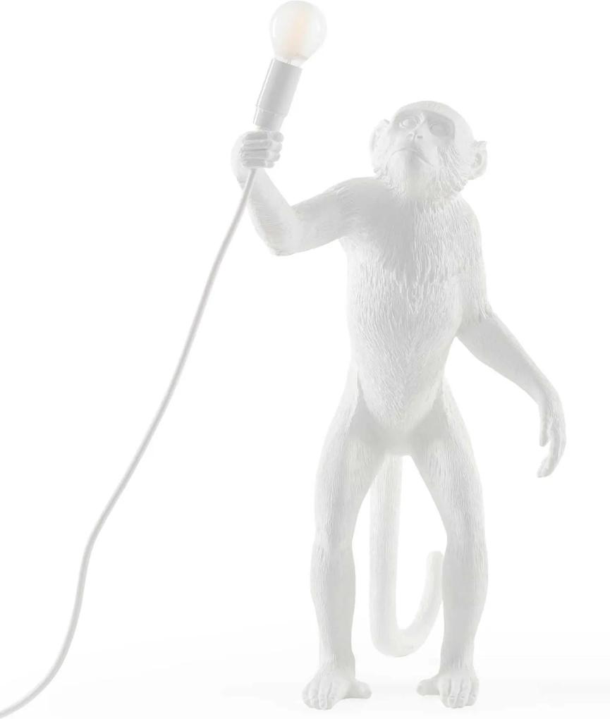 Seletti Monkey Standing vloerlamp wit