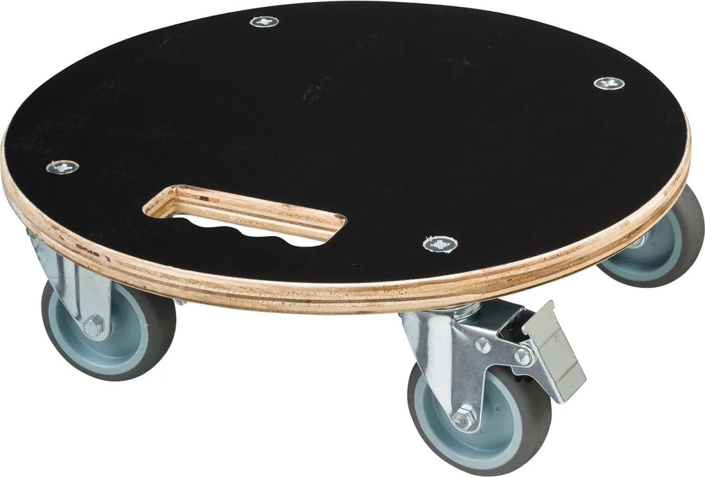 Nature planttrolley - zwart - Diameter 38 x H11cm
