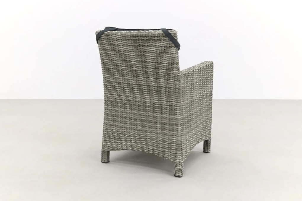 Wicker tuinstoel Oliva - Paloma grijs