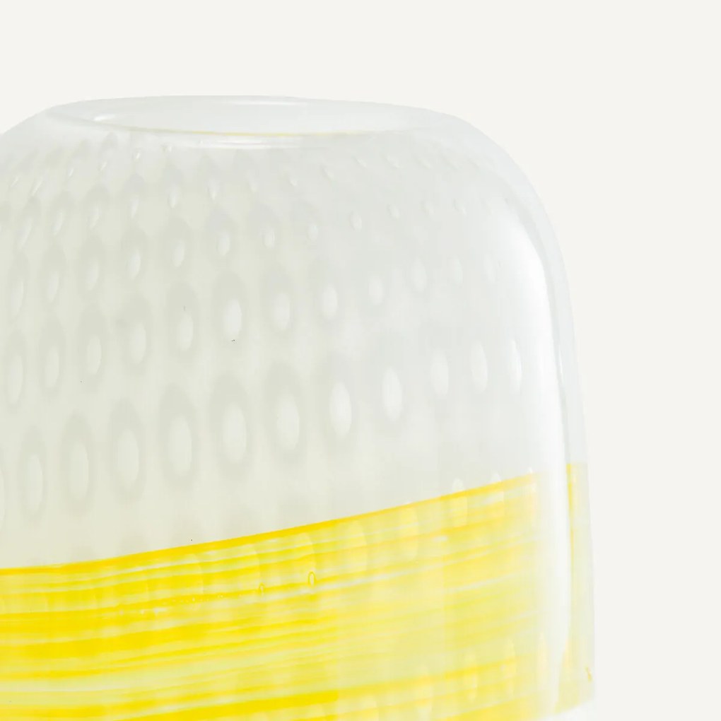 Flesvaas van geblazen glas, H32,5 cm, Stine