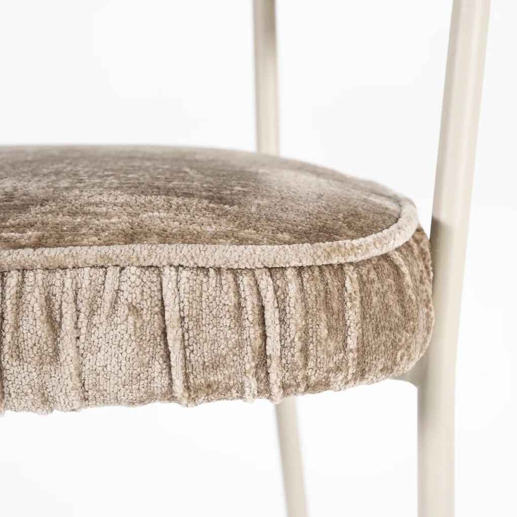 Eleonora Lizzy Barkruk Klassiek Design Taupe