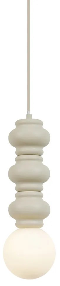 Retro hanglamp beige met mat glas - Fedde Retro G9 Binnenverlichting Lamp