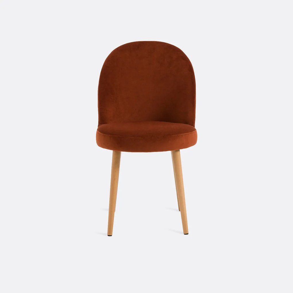 Stoel, fluweel, Inès