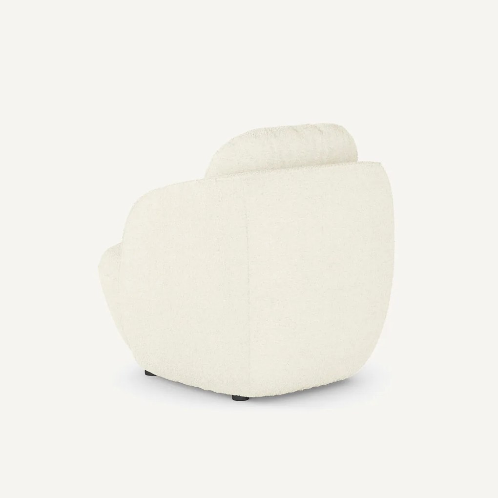Bolfauteuil, bouclé stof, ALPINE
