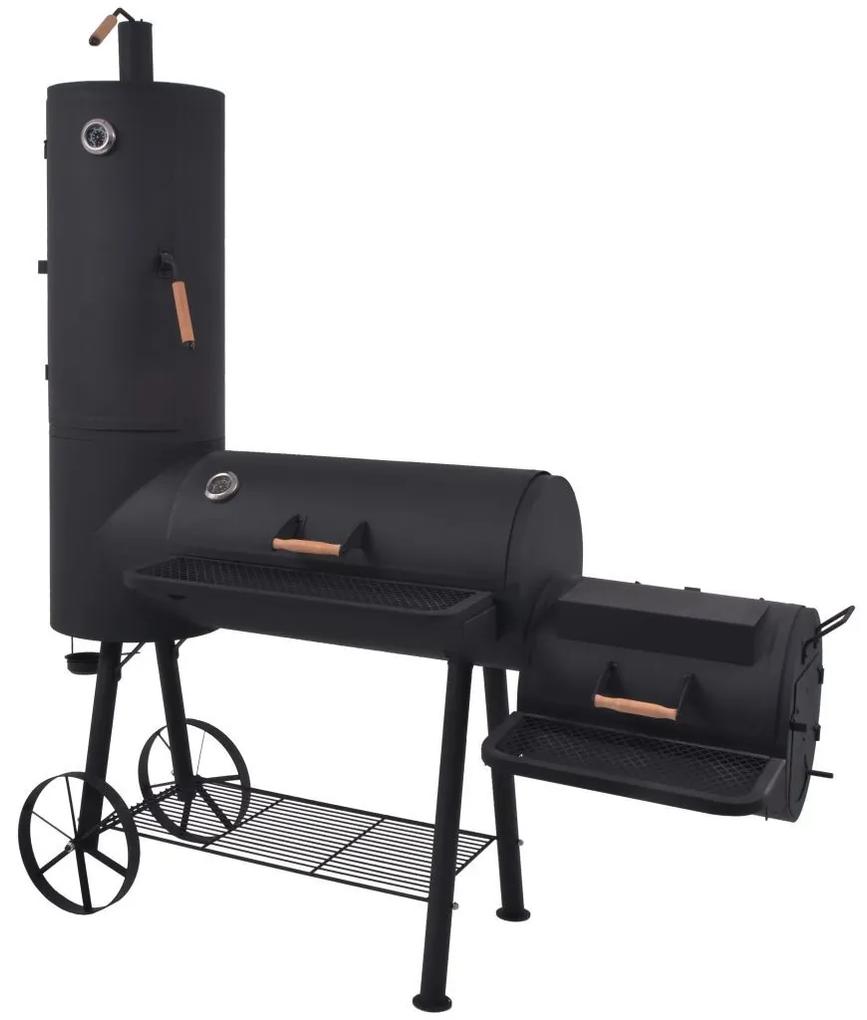 Medina Houtskoolbarbecue met onderplank XXL zwart