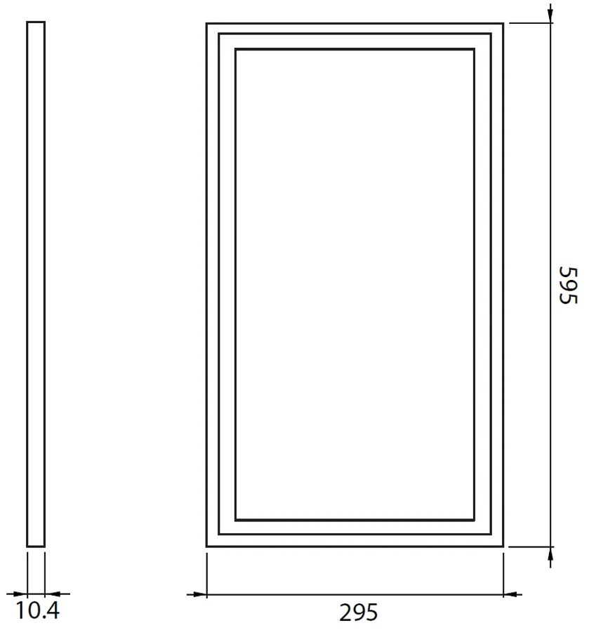 Prolumia 40007915 Prolumia LED I-Panel 40007915 LED I-panel, 3000K, RA>80, 595x295 constant current 540mA, ex driver