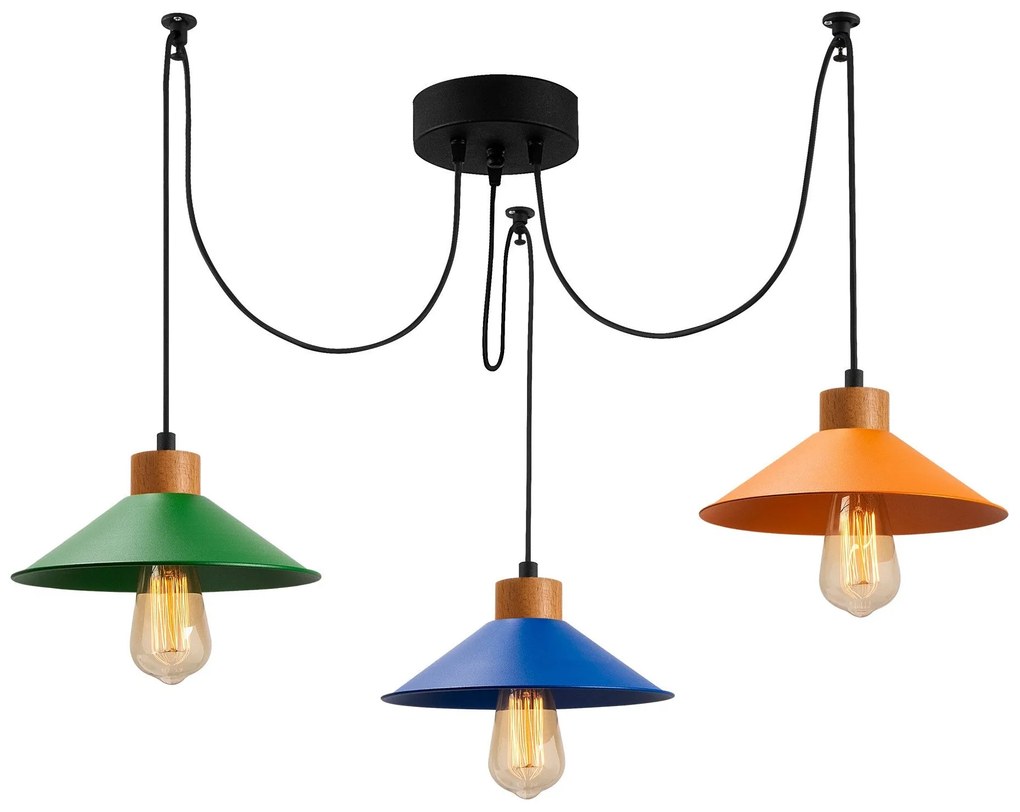 3-lichts Hanglamp Casey | Opviq