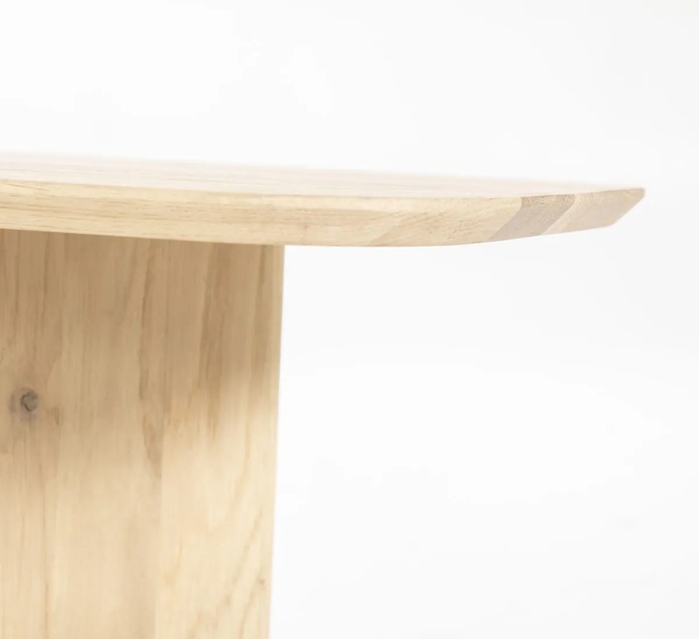 Open Tv-meubel Eikenhout Naturel - 180x40x43.5cm.