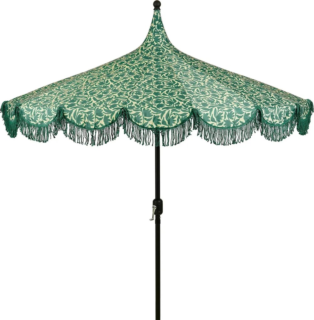 Edelman Kelly stokparasol donker groen - Ø235 x 238 cm