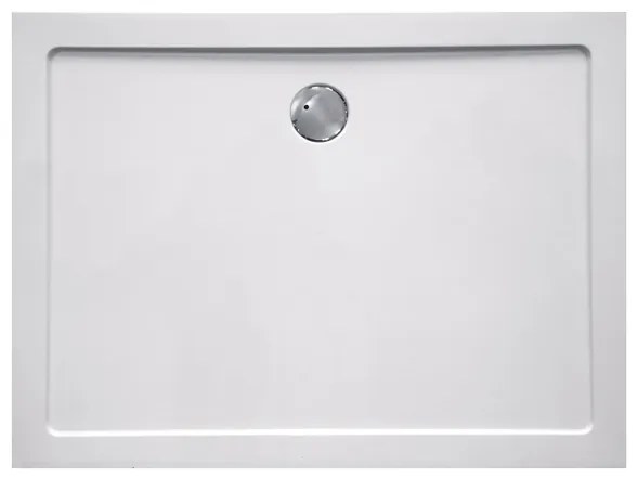 Haceka Belice Douchebak - 120x80x4cm - rechthoek - composiet - glans wit 1159036