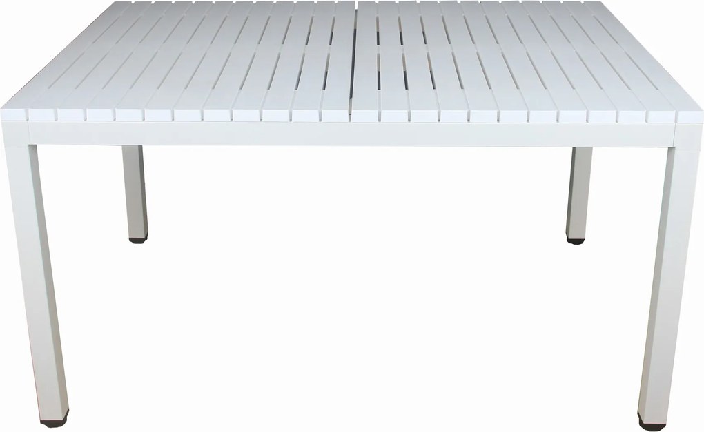 YASU WIT - MODERNE RECHTHOEKIGE TUINTAFEL (voor keuken, café, tuin)