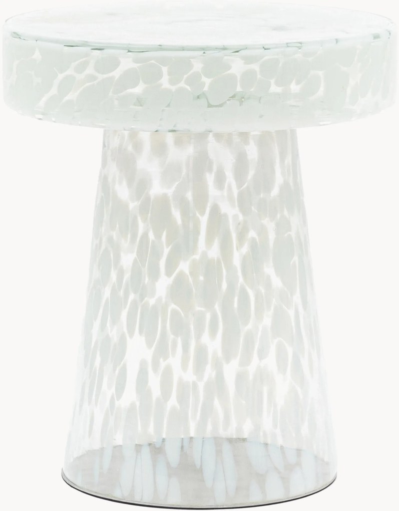 Ronde mondgeblazen bijzettafel Murano