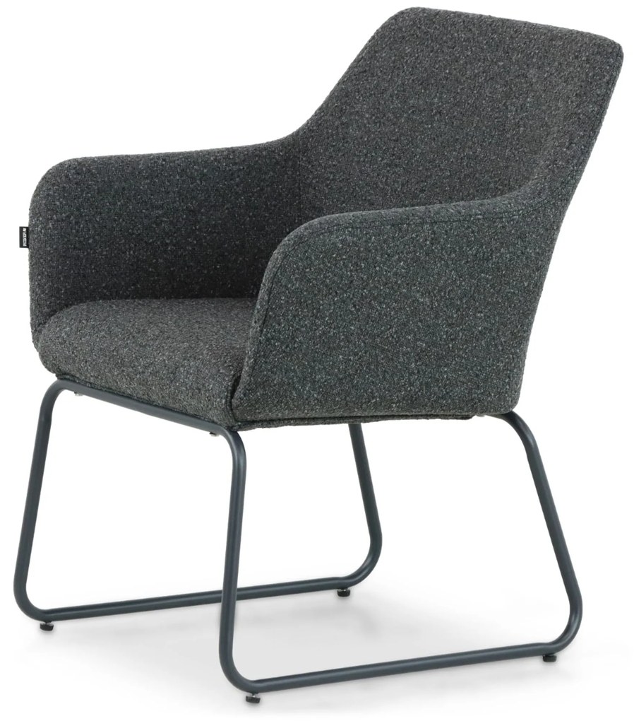 Tuinset 4 personen 120 cm Outdoor textiel Grijs Lifestyle Garden Furniture Lugo/Vienna