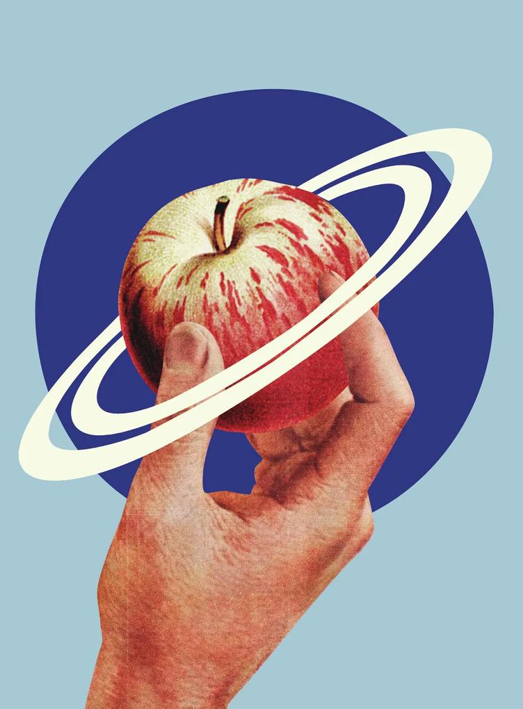 Ilustratie NASA Space Apple, Circular Concepts, (30 x 40 cm)