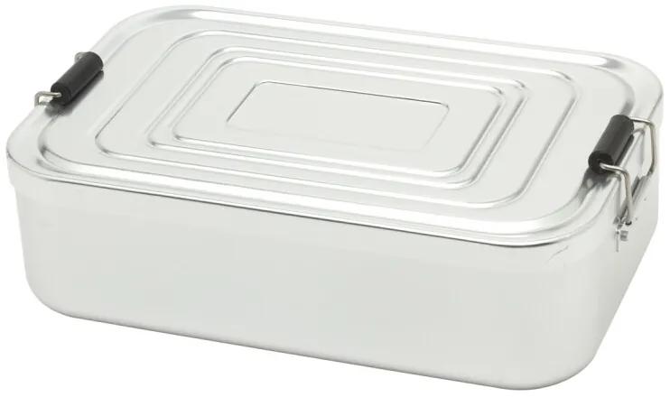 Lunchbox 23 x 15 cm aluminium mat