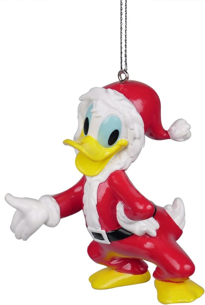 Kurt S. Adler - Disney© kerstornament - Donald Duck met kerstpak - 10 cm