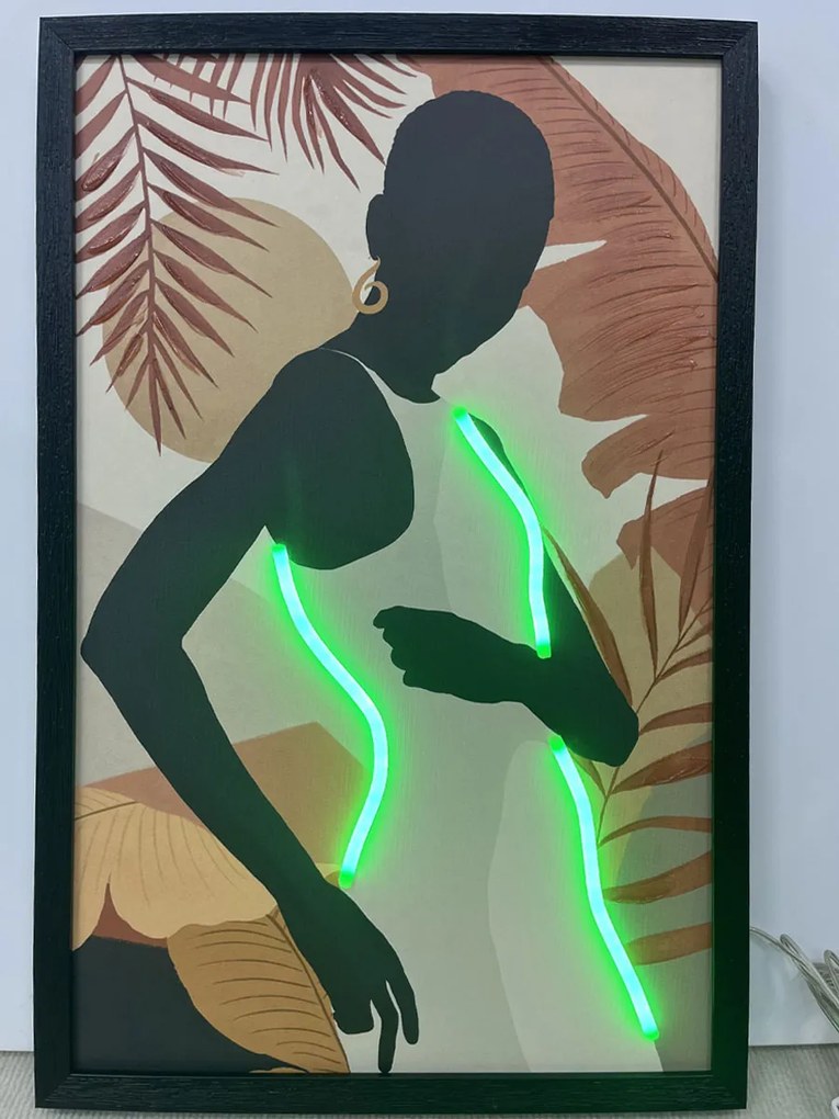 Neon Art Green Glow