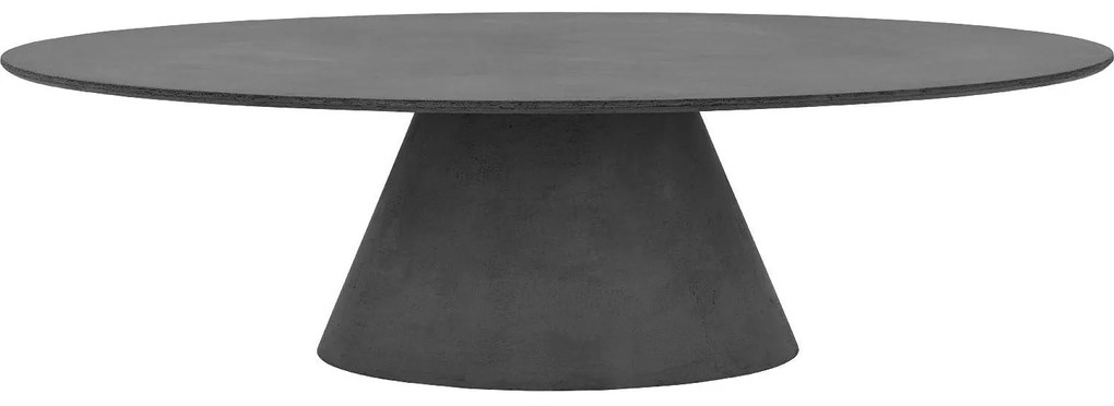 Goossens Eettafel Stone, Ovaal 270 x 120 cm