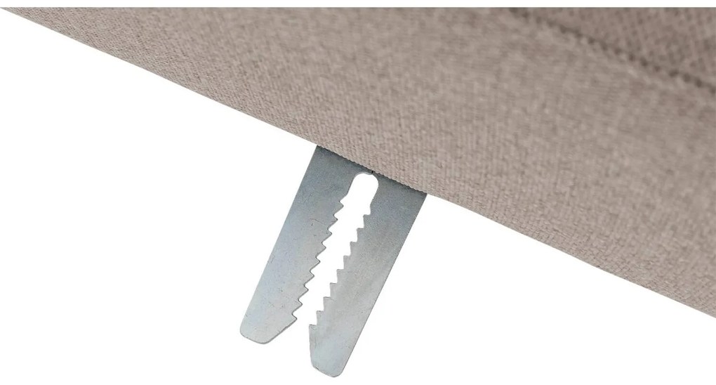 Goossens  Key West grijs, stof, 2,5-zits, modern design met ligelement links