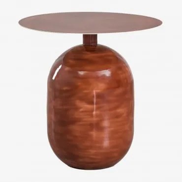 Ronde Bijzettafel Van Ijzer Truax Ø50 Cm - Sklum