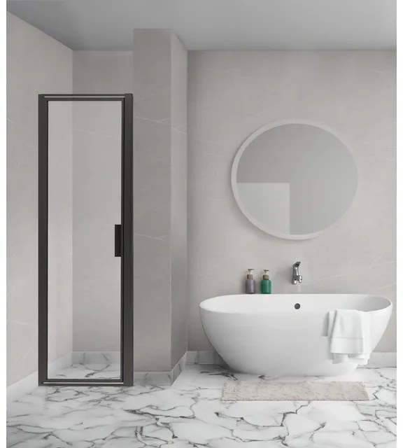 Aqua Vista Front nisoplossing (single door) - Fully Framed Glass Front draaideur 100x100-101.5 cm R-BE-C100D-FFG