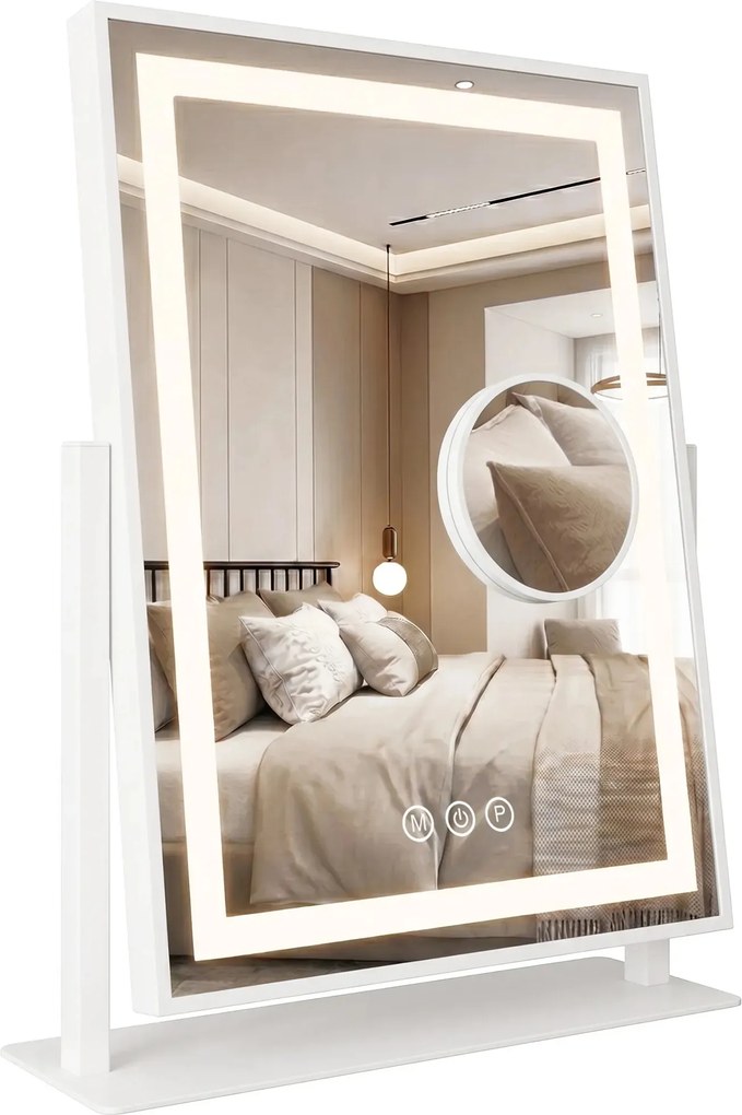LED Spiegel LUMI White 30x40cm