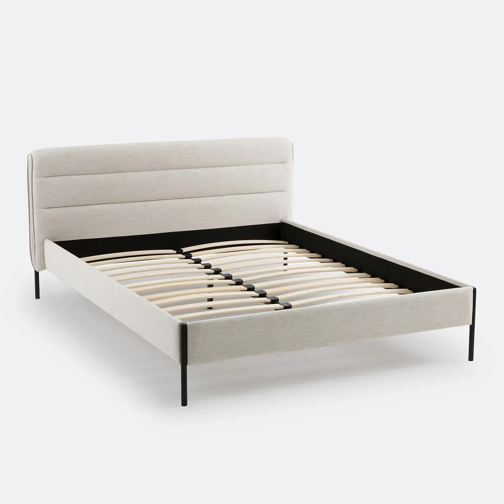 Gestoffeerd bed met lattenbodem, Obias