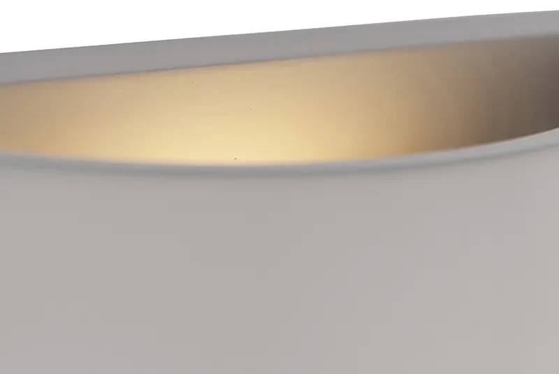 Industriële wandlamp grijs beton - Creil Industriele / Industrie / Industrial E14 rond Binnenverlichting Lamp