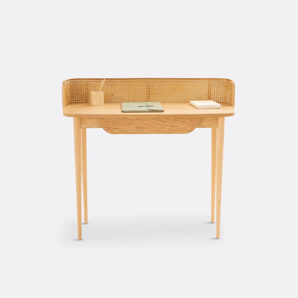 Bureau met vlechtwerk, Buisseau