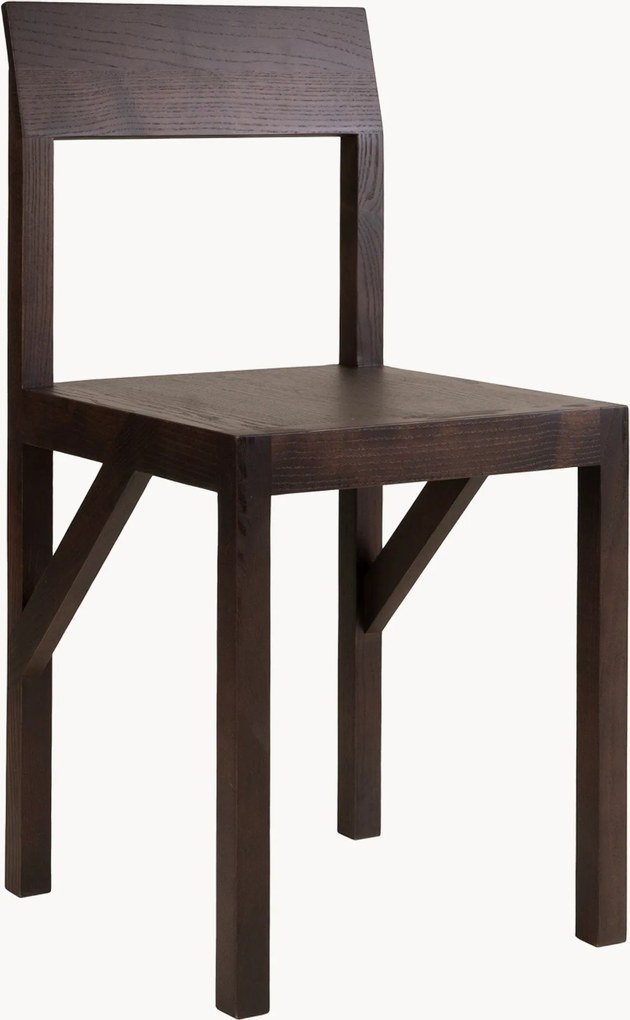 Eetkamerstoel Bracket van essenhout