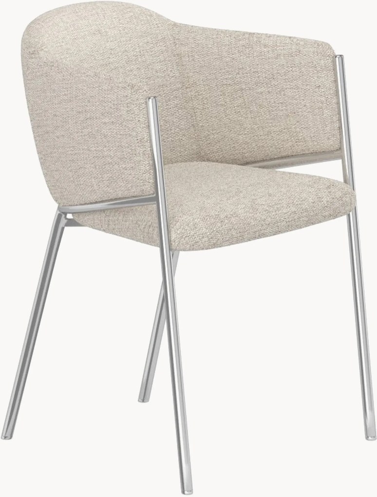 Gestoffeerde stoelen Evelina, 2-delig