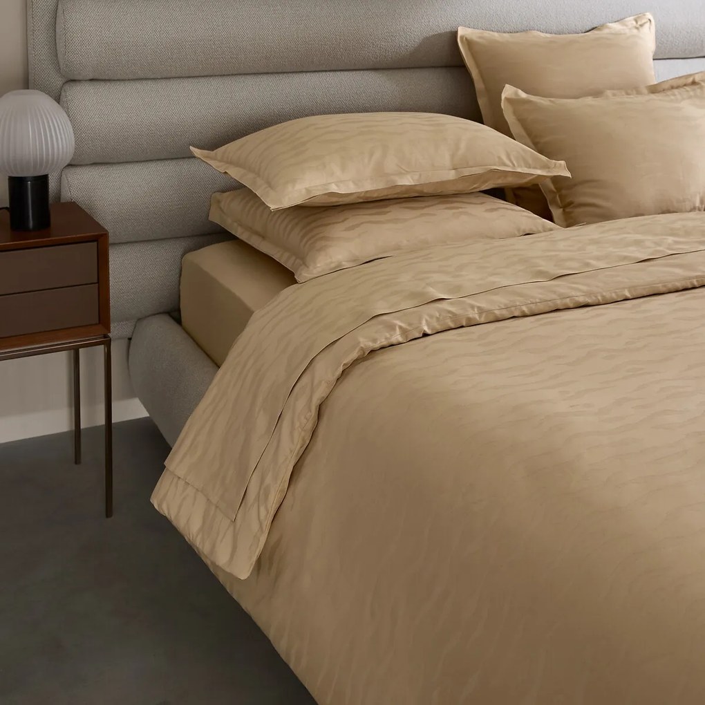 Dekbedovertrek van gewassen katoensatijn, GIACOMO