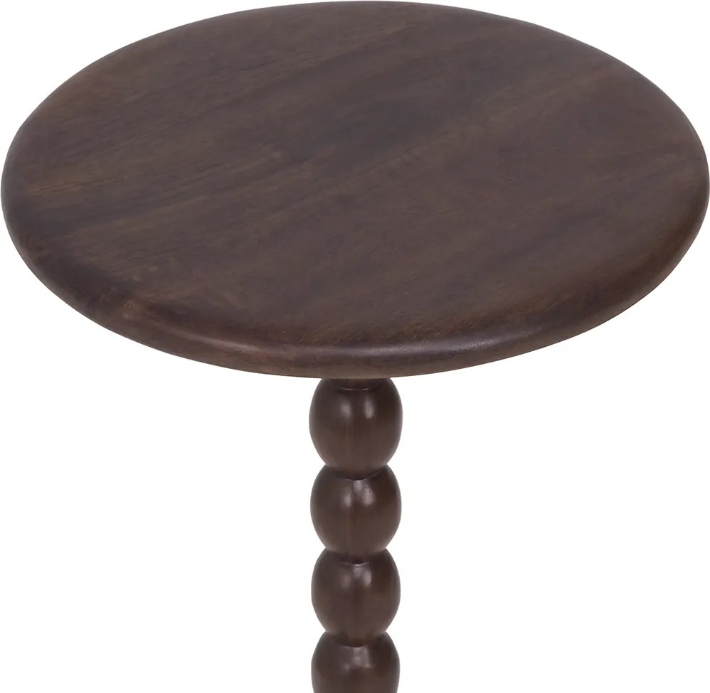 Houten Bijzettafel - 35 X 35cm.